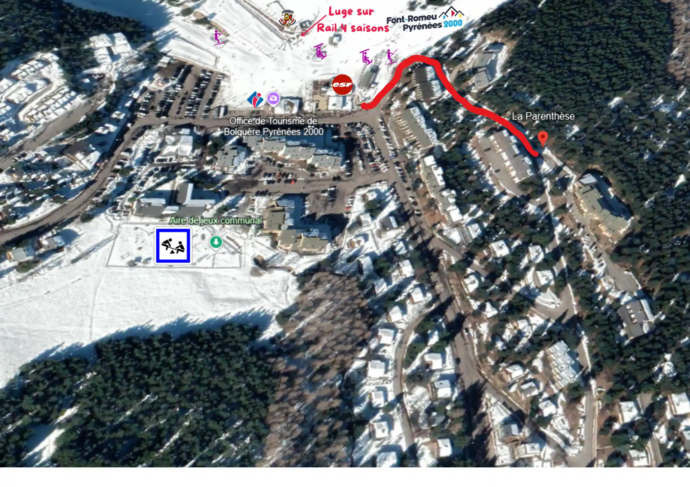 Appartement lumineux en location à Bolquère Pyrénées 2000 pour séjours ski et randonnée